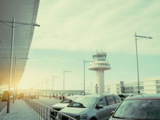 Parkplatz am Flughafen