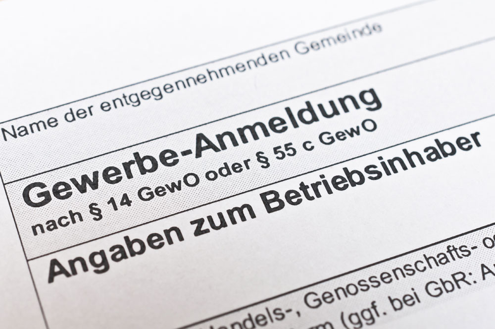 existenzgruendung gewerbeanmeldung